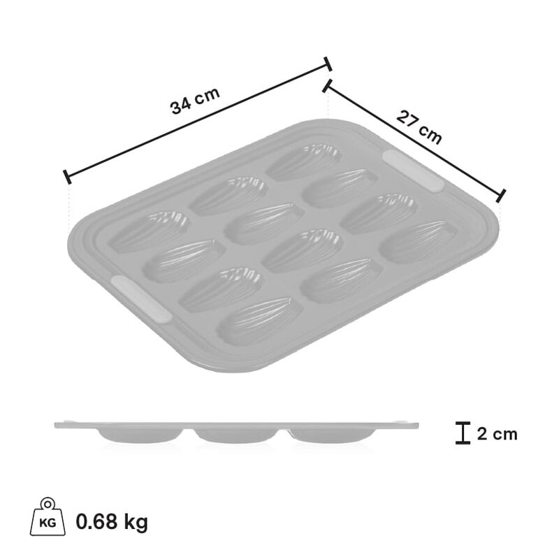 Heavy Gauge Metal Madeleine Pan | Le Creuset
